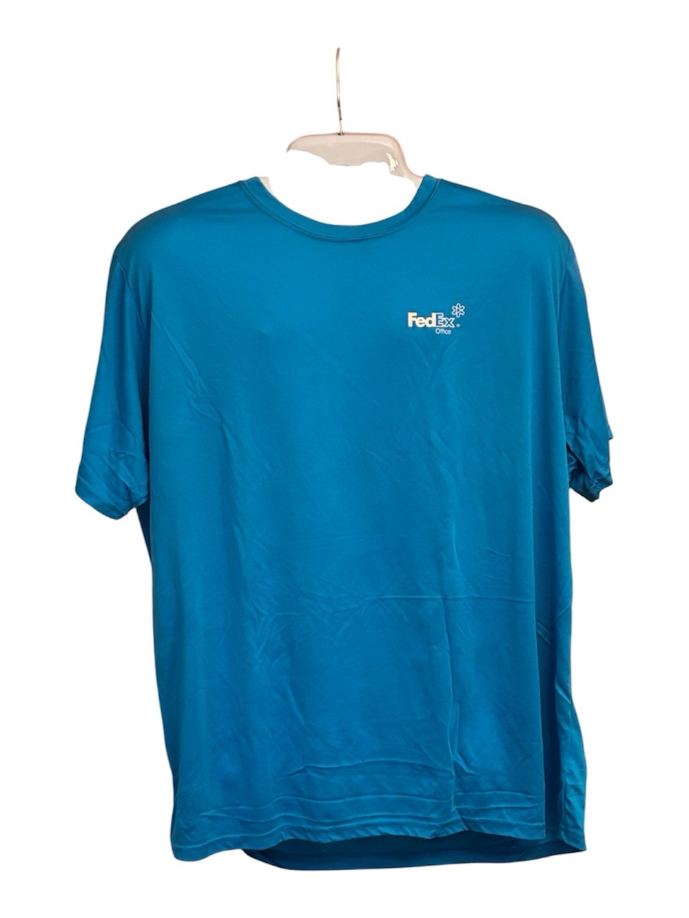 NWOT FedEx Office Blue DriFit Short Sleeve Tee Size 2XL